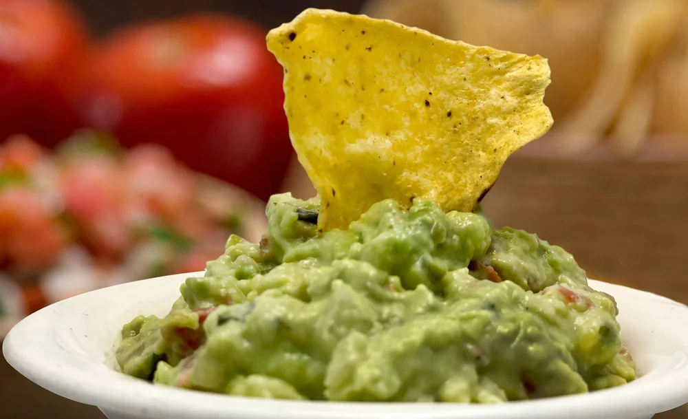 House-made guacamole and chips at JC's Tacos and More, 187 Henderson Hwy, Winnipeg MB